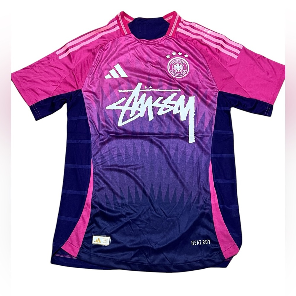 Stussy Pink and Purple Men's Jersey